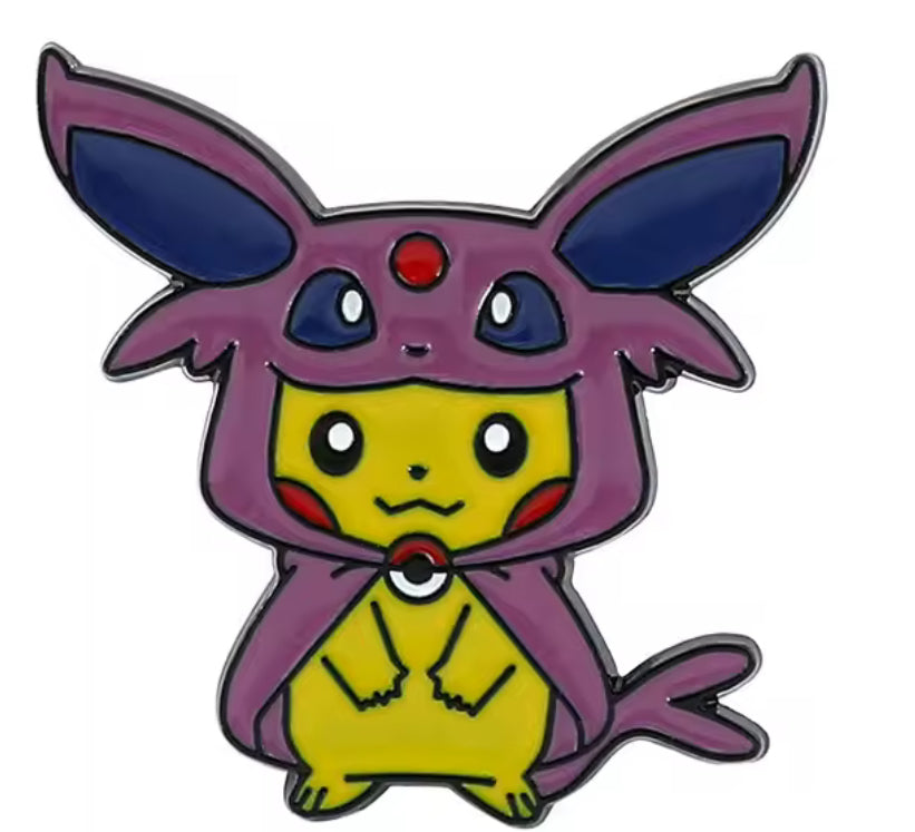Poncho Pikachu Pins