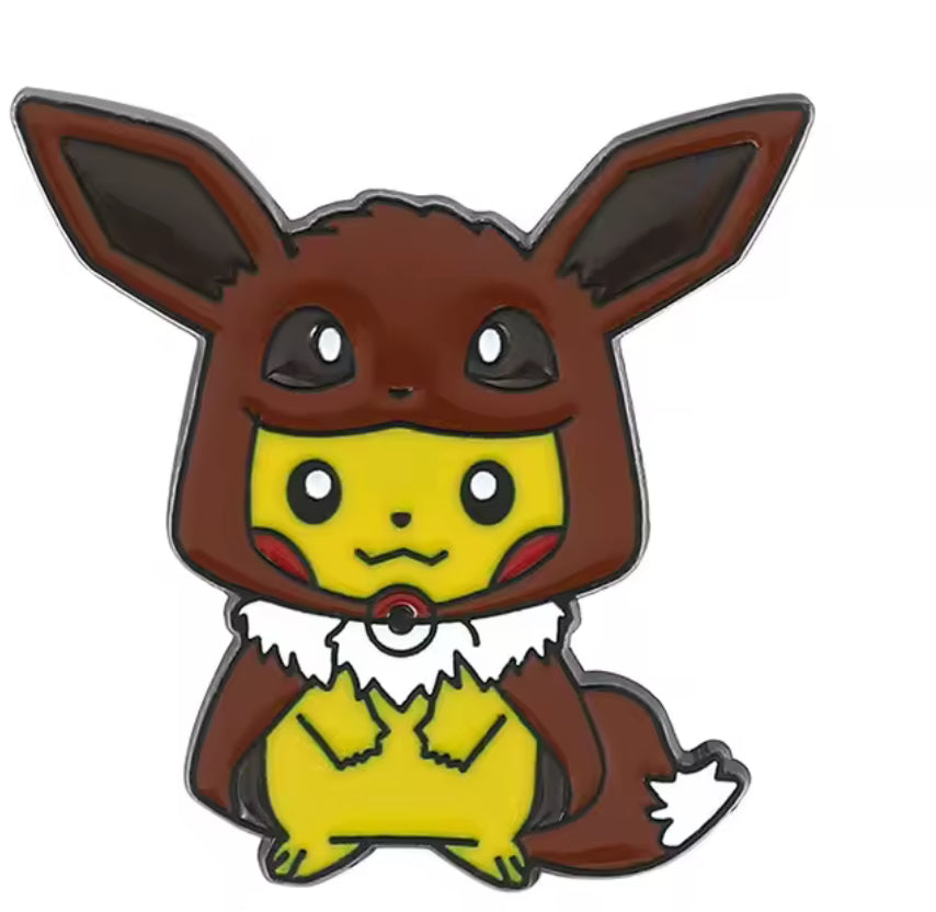 Poncho Pikachu Pins