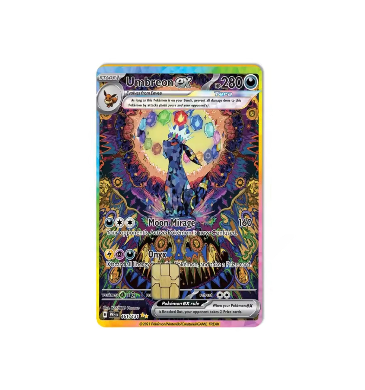 Debit Card Pokemon Sticker Umbreon