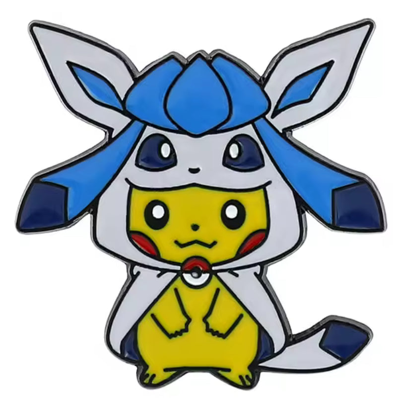 Poncho Pikachu Pins